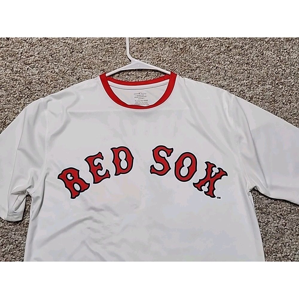 Boston Red Sox David Ortiz Polyester Shirt‎ kids youth XL 18-20 MLB #34